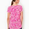 Etta Printed Scoop Neck Tee